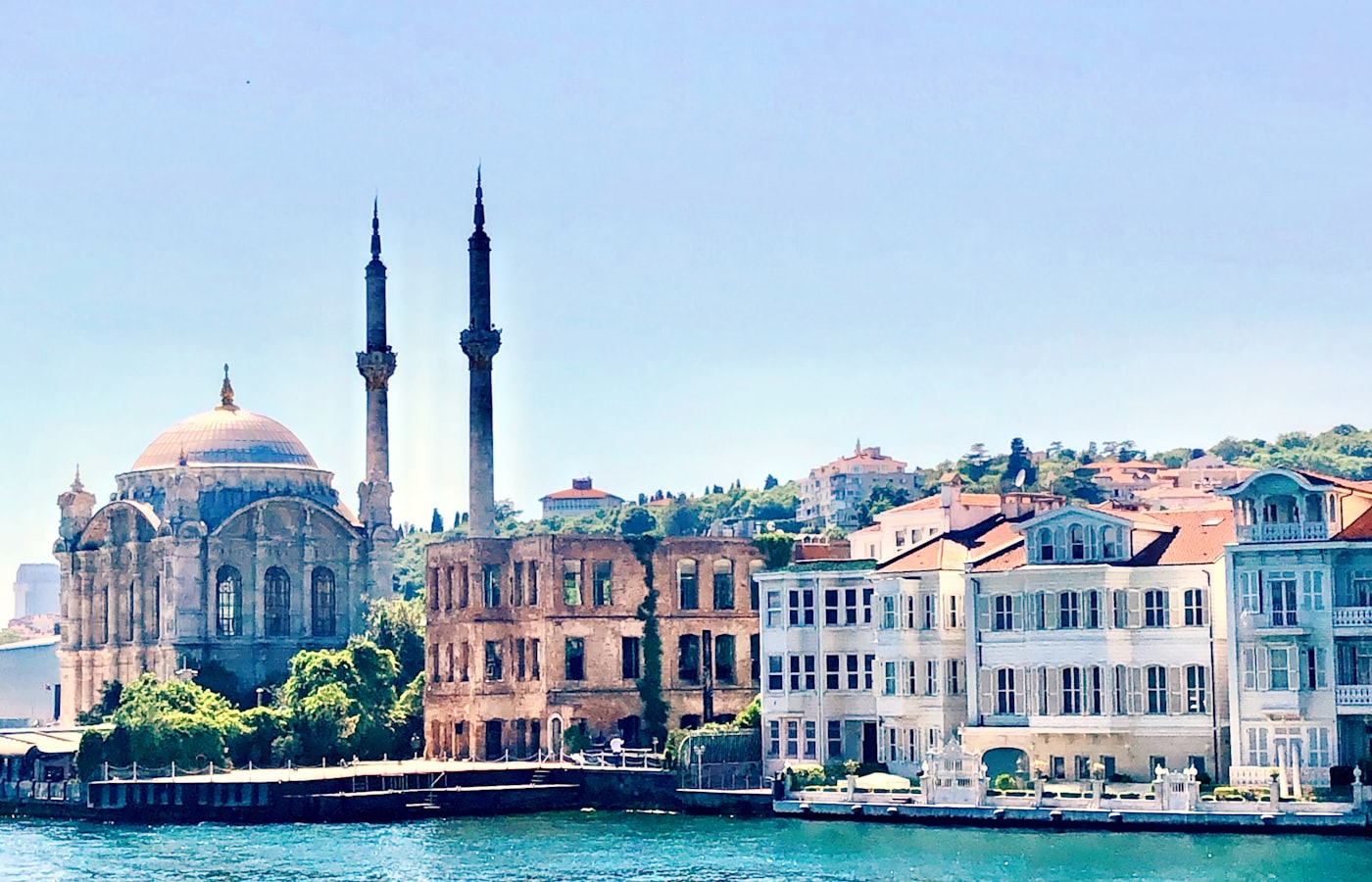 Ortaköy Mosque on the Bosphorus waterfront, Istanbul